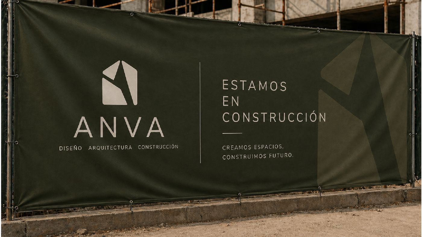 Portaplanos con identidad ANVA