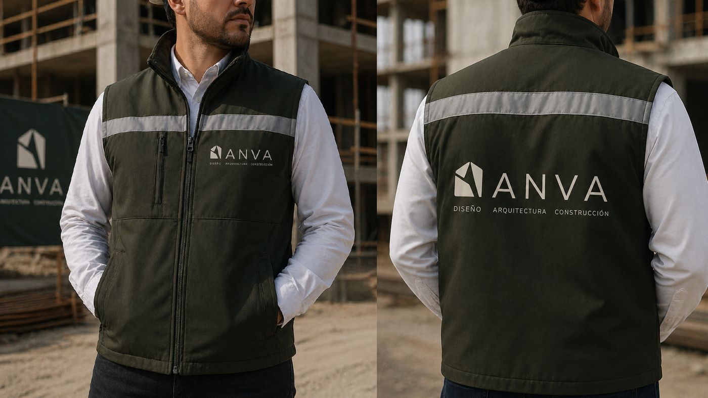 Valla de obra ANVA: Estamos en construcción